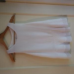 Waverly Grey White and Gold Top S